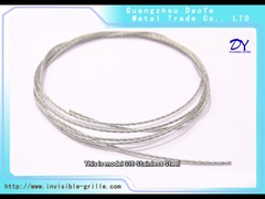 Teflon 316 Stainless Steel Wire 2.0mm Invisible Security Grille