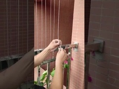 เครื่องติดตั้งผนังสําหรับเชือกแนวราบ 316 สายไฟฟ้าทางเดิน