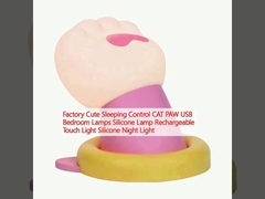 โรงงาน Cute นอนควบคุม CAT PAW USB โคมไฟห้องนอน