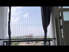 ราวอลูมิเนียมสำหรับหน้าต่างระเบียงแบบกระจกมองไม่เห็น