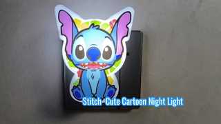 ปลั๊กติดผนังใน Stitch ไฟกลางคืนการ์ตูนน่ารัก