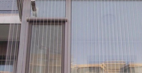 ง่ายในการทําความสะอาดและโปร่งใส Windows Grille ไม่เห็นสําหรับการมองเห็นสูง