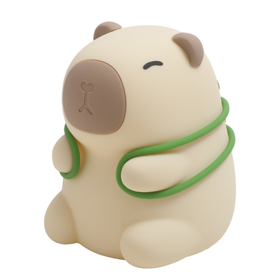 สัญลักษณ์ที่กําหนดเอง Capybara เด็กของขวัญ ห้องนอน นอน น่ารัก โคมไฟนุ่ม สีสับ Dog สีซิลิโคน ไฟกลางคืน