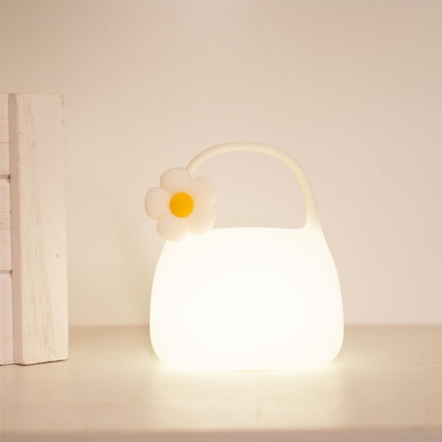 โมเดิร์น Cute Portable Lamp แสงตาราง LED ขาวอบอุ่น สําหรับห้องนอน