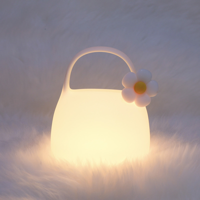 โมเดิร์น Cute Portable Lamp แสงตาราง LED ขาวอบอุ่น สําหรับห้องนอน