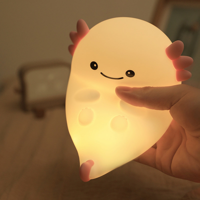 ดีไซน์โมเดิร์น สีซิลิโคน ไฟกลางคืน น่ารัก LED สีขาวอบอุ่น สีสันกลางคืนสําหรับเด็ก ห้องนอน การควบคุมสัมผัส