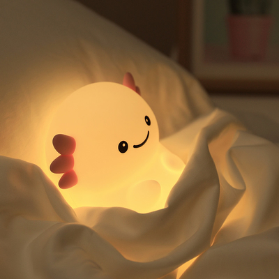 ดีไซน์โมเดิร์น สีซิลิโคน ไฟกลางคืน น่ารัก LED สีขาวอบอุ่น สีสันกลางคืนสําหรับเด็ก ห้องนอน การควบคุมสัมผัส