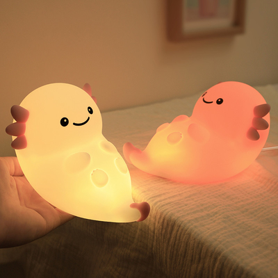 ดีไซน์โมเดิร์น สีซิลิโคน ไฟกลางคืน น่ารัก LED สีขาวอบอุ่น สีสันกลางคืนสําหรับเด็ก ห้องนอน การควบคุมสัมผัส