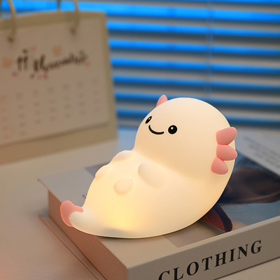 ดีไซน์โมเดิร์น สีซิลิโคน ไฟกลางคืน น่ารัก LED สีขาวอบอุ่น สีสันกลางคืนสําหรับเด็ก ห้องนอน การควบคุมสัมผัส