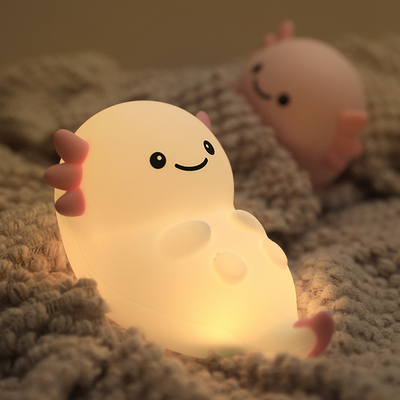 โฮมโมเดิร์น USB ไฟกลางคืน ไฟไดโนเสาร์ทรงหกเหลี่ยม สาวปลา LED ด้วยเซ็นเซอร์สัมผัส