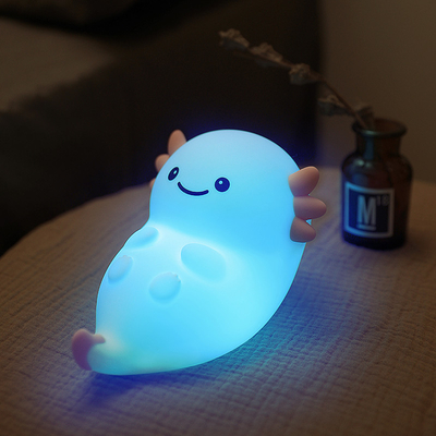 โฮมโมเดิร์น USB ไฟกลางคืน ไฟไดโนเสาร์ทรงหกเหลี่ยม สาวปลา LED ด้วยเซ็นเซอร์สัมผัส