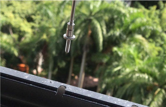 ความทนทานสูง ระเบียงความปลอดภัย Grill ทนทานต่อการกัดกร่อนสําหรับความปลอดภัยและการป้องกันระเบียง