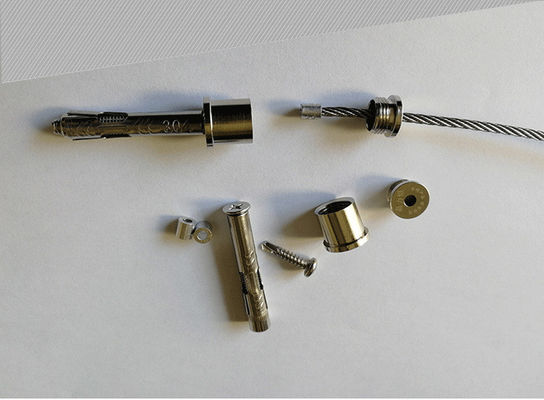ระเบียง รางที่มองไม่เห็น 316 สาย 12 1 ด้วยเคลือบไนลอน 2.0mm