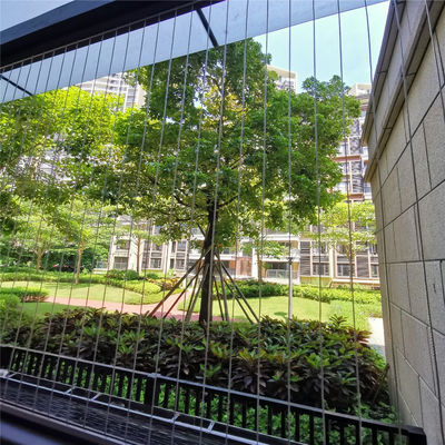 เฟสต์ออฟฟันสไตล์ อลูมิเนียมสลัดกรอบระเบียง กริลล์ที่มองไม่เห็นกับการติดตั้งบนพื้น