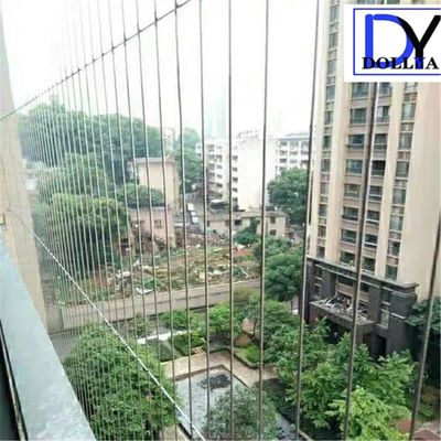 ลวดสแตนเลส 316 ขนาด 2.0 มม. สำหรับตะแกรงมองไม่เห็น พร้อมเคลือบไนลอน และช่องว่างระหว่างลวด 5 ซม.