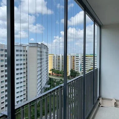 Balcony Invisible Grille โครงการแก้ไขความปลอดภัยด้วยเครือข่ายโปร่งใส ที่รวมกันความทนทานและความสวยงามสําหรับอาคารที่ทันสมัย