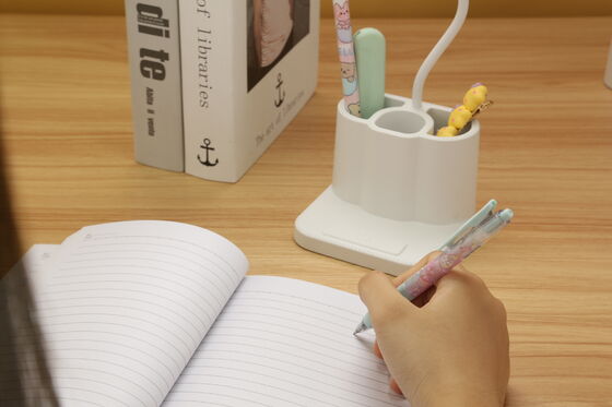 Study Room LED Table Lamp Designed to Enhance Bedroom Ambiance Offering Durable Build and Illumination with Compact Packaging