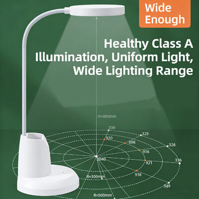 โคมไฟตั้งโต๊ะที่วางปากกาเรียบง่ายทันสมัย LED ชาร์จไฟได้ เสียบปลั๊ก ถนอมสายตา โคมไฟอ่านหนังสือสำหรับนักเรียนหอพักวิทยาลัย ระบบสัมผัส