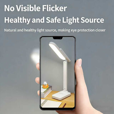 โคมไฟตั้งโต๊ะพร้อมแหล่งจ่ายไฟ ให้ค่าอุณหภูมิสี 3500-6500K เหมาะสำหรับการทำงาน โต๊ะอ่านหนังสือ และโฮมออฟฟิศ