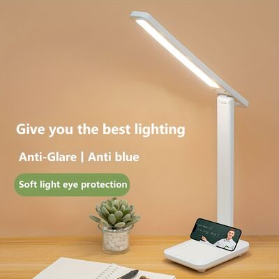 โคมไฟตั้งโต๊ะ LED ปรับความสว่างได้ สำหรับศึกษา ทำงาน และส่องสว่าง