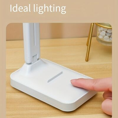 โคมไฟตั้งโต๊ะ LED ปรับความสว่างได้ สำหรับศึกษา ทำงาน และส่องสว่าง