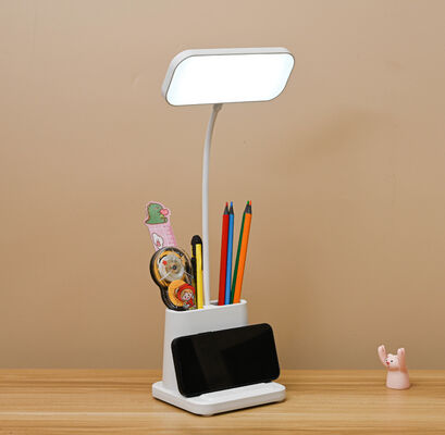 โคมไฟตั้งโต๊ะ LED พร้อมที่ใส่ปากกา - โคมไฟอ่านหนังสือถนอมสายตาสำหรับนักเรียน หอพัก ของขวัญขายส่ง ไฟกลางคืน