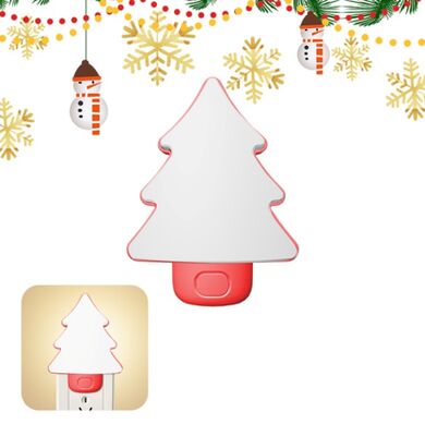 Switch Control Light Kids Gift Safe Customized Christmas Tree Shaped Night Light for Kids Baby Sleeping Children's Lamp
