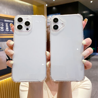 เคสฝาครอบโทรศัพท์มือถือกันน้ำ TPU โปร่งใสสำหรับ iPhone