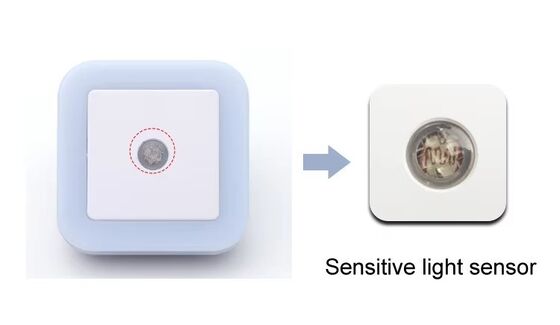 เซนเซอร์ LED ไฟกลางคืน ริมเตียง แสงประหยัดพลังงาน แสงกลางคืนหลายสี สําหรับห้องนอน