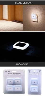 เซนเซอร์ LED ไฟกลางคืน ริมเตียง แสงประหยัดพลังงาน แสงกลางคืนหลายสี สําหรับห้องนอน