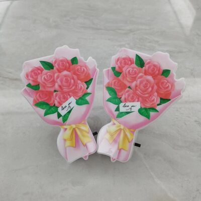 พลาสติกเบส ไฟกลางคืนน่ารัก มีการใช้งานง่าย เปิดปิด เหมาะสําหรับเด็ก ห้องนอน อนุบาลและแสงสว่างภายใน