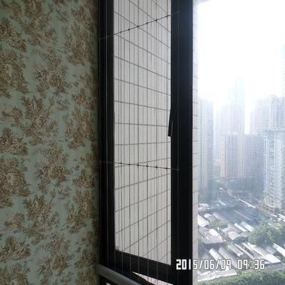 Clip Crossing 20mm Balcony Invisible Grille Featuring Aluminum Track Frame
