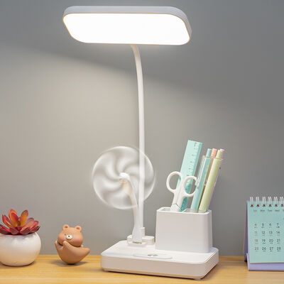 โคมไฟโต๊ะ LED เหมาะสําหรับห้องเรียน ห้องนอน ปรับความสว่างและการประหยัดพลังงาน