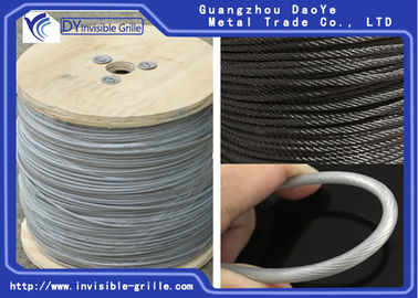 ระเบียงความปลอดภัย สร้าง 2.0 มิลลิเมตร กว้าง สแตนเลส Wire ระเบียง