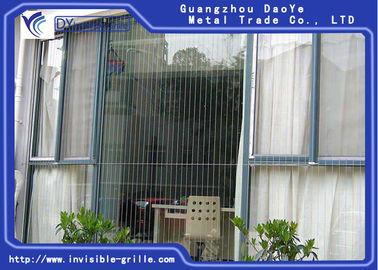 Hard Line Safety Grille ที่มองไม่เห็นคงที่พร้อมโครงสร้างเฟรมเพิ่มเติม