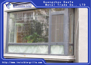 ป้องกันสนิมทนทานหน้าต่างตะแกรงที่มองไม่เห็นสำหรับห้องนอน / โรงพยาบาล