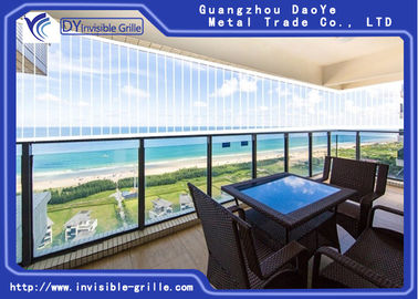 High Rise Apartments Invisible Grills สำหรับระเบียงบ้านดูมีสไตล์