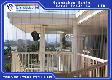 Frame Fixed Invisible Safety Grill 4.316 สแตนเลสสำหรับทางเดินในโรงเรียน
