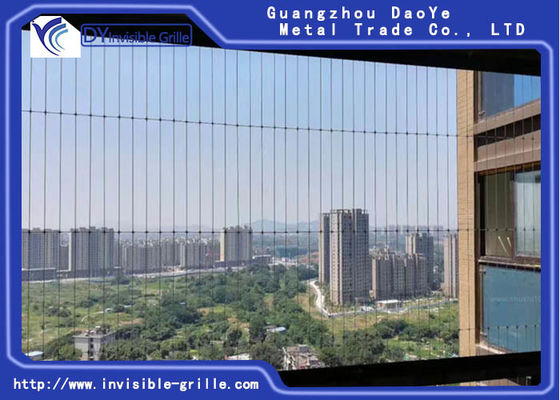 Hardy สแตนเลส 1.5 มม. ระเบียงที่มองไม่เห็นกระจังหน้า