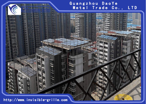 ตะแกรงอลูมิเนียมที่มองไม่เห็นความปลอดภัยของสายไฟที่กำหนดเอง