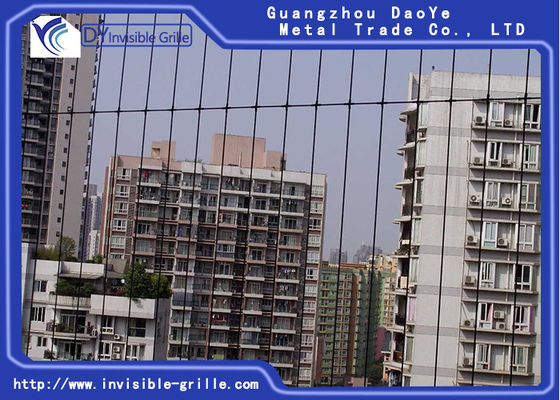 ตะแกรงย่างที่มองไม่เห็นความปลอดภัย 2 มม. พร้อมเคลือบไนล่อน