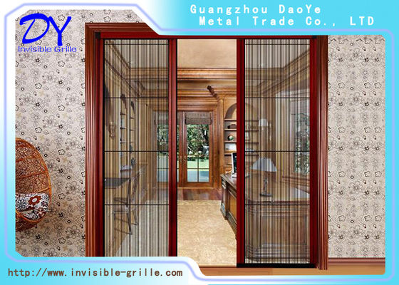 Roller Insect Retractable ประตูหน้าจอที่มองไม่เห็นโปรไฟล์อลูมิเนียม