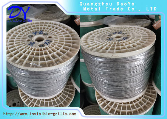 ตะแกรงเหล็กตะแกรงสีขาวสีเทาที่มองไม่เห็น 316 SS Mesh