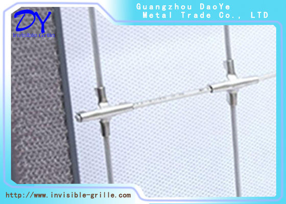 316 Stainless Steel Cross Clip อุปกรณ์ย่างที่มองไม่เห็นสำหรับสายป้องกัน