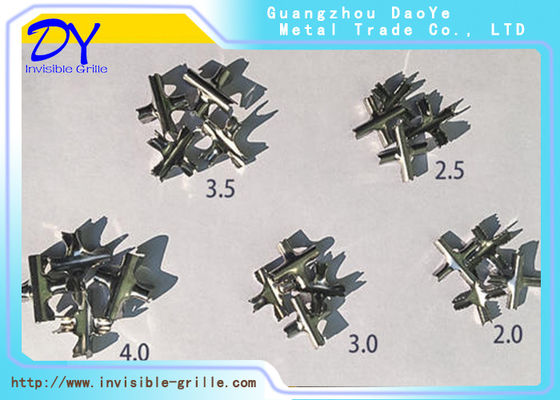 ระเบียงลวดความปลอดภัยอุปกรณ์ย่างที่มองไม่เห็น SS Cross Clip