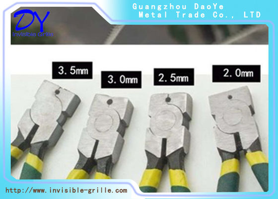 316 อุปกรณ์ย่างที่มองไม่เห็น 2.0mm Cross Clip Pliers