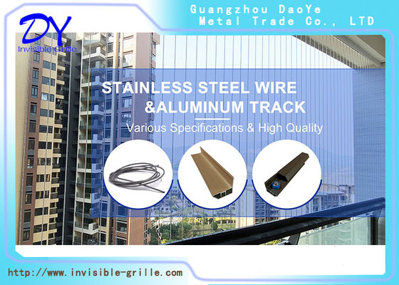 Kids Protection Invisible Stainless Steel Wire Grill สีขาว