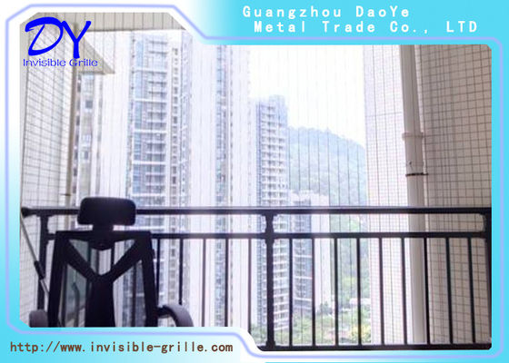 ไม่เคยสนิมย่างที่มองไม่เห็นความปลอดภัยลวดสีขาว Dia 4.0mm ความหนาสำหรับ Window