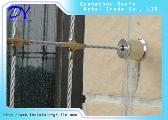 20mm 316 Stainless Steel Wire Corridor อุปกรณ์ย่างที่มองไม่เห็น