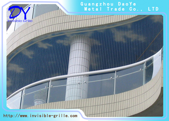 Condo Invisible Safety Grill ป้องกันการกัดกร่อน 316 ลวดสแตนเลสสำหรับระเบียง